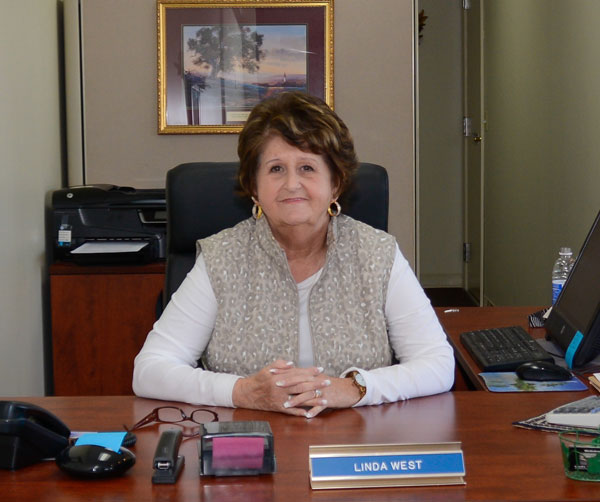 Linda West, on-site manager